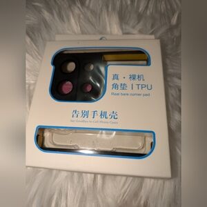 Corner Pad Black Phone Case for Galaxy S24 Ultra. NEW WITH BOX